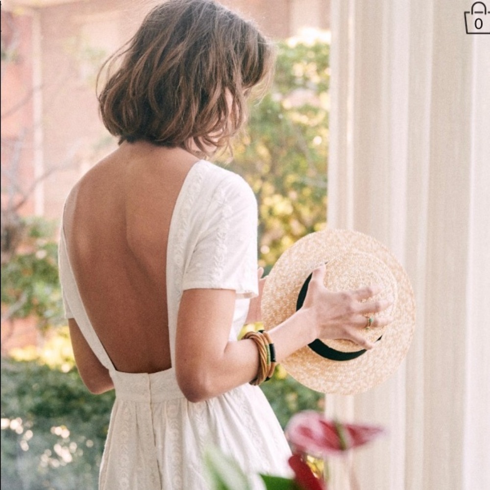 Sézane Odalie Dress in Off White - Picture 2 of 4